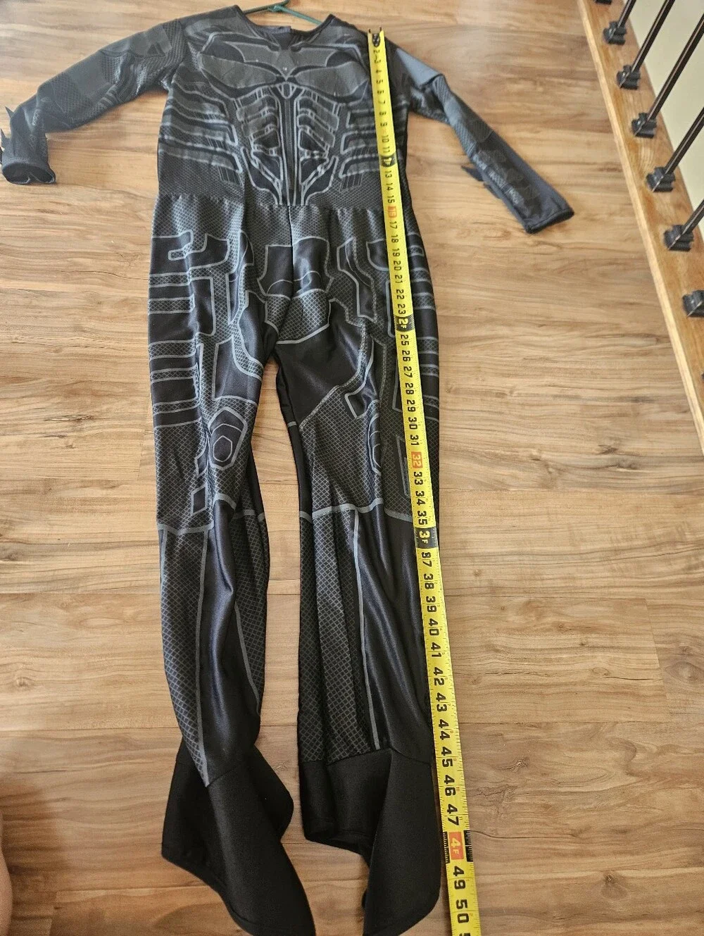 Kids Batman Black Graphic Jumpsuit Size Large